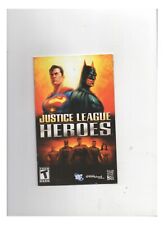 Justice League Heroes PS2 SOMENTE MANUAL Autêntico SEM RASTREAMENTO comprar usado  Enviando para Brazil