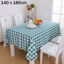 Countryside Gingham Check Table Cloth Cover Tablecloth Outdoor Picnic Fabric comprar usado  Enviando para Brazil
