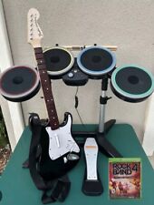 Pacote completo TESTADO Rock Band 4 bandas bateria guitarra microfone jogo disco XBOX ONE comprar usado  Enviando para Brazil