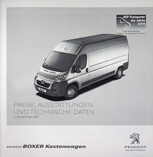 269524) Peugeot Boxer Kasten - Preisliste & Extras - Prospekt 11/2011 comprar usado  Enviando para Brazil