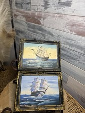 Vintage sailboat painting for sale  Tucson