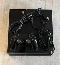 Console Sony Playstation 4 500GB CUH-1001A - Preto com controle e cabos, usado comprar usado  Enviando para Brazil