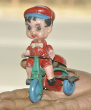 Vintage Vento Up Boy Equitazione Triciclo Litho Latta Giocattolo, Giappone? comprar usado  Enviando para Brazil