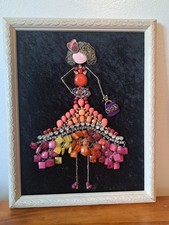 Beaded girl art for sale  Moses Lake