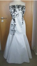 Elegantes brautkleid weiß gebraucht kaufen  Eppingen