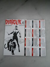 Diabolik calendarietto tascabi usato  Torino