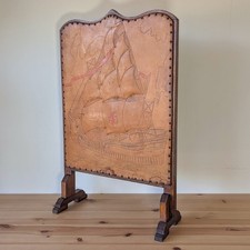 Edwardian oak embossed for sale  HONITON