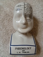 Phrenology head vintage for sale  RUGELEY