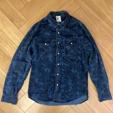 Denim shirt floral for sale  LONDON