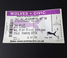 Paul weller gig for sale  WOLVERHAMPTON