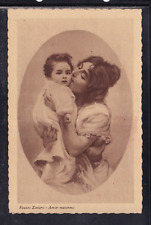 Cartolina pittore fausto usato  Italia