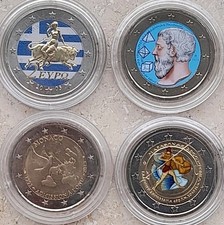 Griechenland 3x2 euro gebraucht kaufen  Hannover