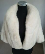 White mink bolero for sale  UK