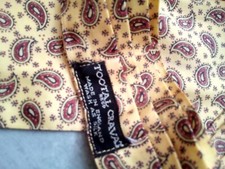 Vintage cravat..tootal..yellow for sale  GRAVESEND