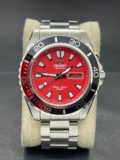 Mostrador vermelho Orient Mako traseiro 21 joias com manutenção. Excelente estado. comprar usado  Enviando para Brazil