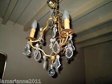 Lustre cage bronze d'occasion  Mussidan