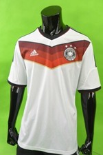 2014-15 adidas DEUTSHER PIŁKA NOŻNA BUND Niemcy Koszulka domowa MISTRZOWIE ŚWIATA ROZMIAR L, używany na sprzedaż  PL