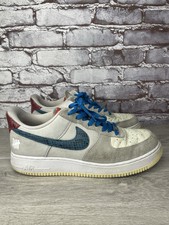 Tênis Nike Undefeated x Air Force 1 Low 5 couro branco cinza camurça masculino 10.5M EUA comprar usado  Enviando para Brazil