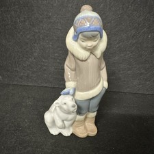 Lladro eskimo boy for sale  UK