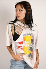 Camiseta Vintage Rush (XL) Vintage 1992 White Roll The Bones Band Tour Concert comprar usado  Enviando para Brazil
