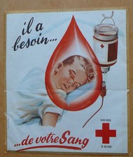 Ancienne affiche croix d'occasion  Romilly-sur-Seine