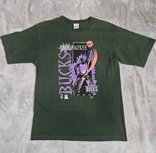 Camiseta de basquete masculina vintage década de 1990 Milwaukee Bucks NBA tamanho grande comprar usado  Enviando para Brazil