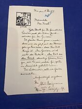 Jugendstil autograph alois gebraucht kaufen  Meißen