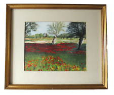 Vintage poppy framed for sale  LEEDS