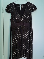 Robe noire pois d'occasion  Châtillon