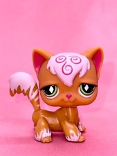 LPS Hasbro Orange Swirl Longhair Angorá Cat #511 - Autêntico Littlest Pet Shop comprar usado  Enviando para Brazil