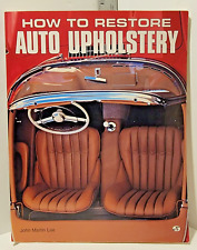 How to Restore Auto Upholstery :  John M. Lee  PB/VG  SHIPS FREE, usado comprar usado  Enviando para Brazil
