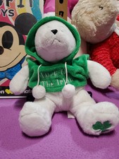 Oso de peluche Ganz Día de San Patricio trébol de peluche suerte O' el animal de peluche irlandés segunda mano  Embacar hacia Mexico