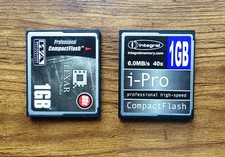 1gb compact flash for sale  ROCHDALE