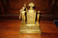 Pendule bronze doré d'occasion  Évry