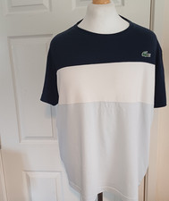 Camiseta Lacoste Sport Silicon Crocodile Ultra Dry Tamanho 7/XXL/50" 100% Genuína, usado comprar usado  Enviando para Brazil