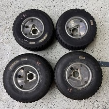 Conjunto de rodas de kart de alumínio Birel Freeline 5" 130mm/180mm com pneus molhados MG comprar usado Conjunto de rodas de kart de alumínio Birel Freeline 5" 130mm/180mm com pneus molhados MG comprar usado  Enviando para Brazil