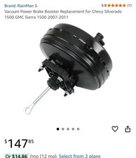 Vacuum power brake for sale  East Saint Louis