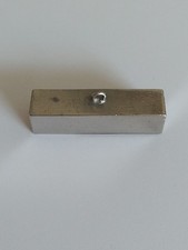 Bouton métal argenté d'occasion  Nice-