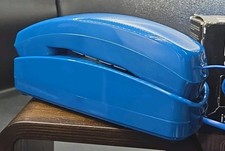 Telefone fixo Isoho Trimline com fio clássico azul brilhante comprar usado  Enviando para Brazil