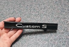 Peça GM # 9798870 "personalizado S" emblema placa de identificação OEM plástico Pontiac quebrado! comprar usado  Enviando para Brazil