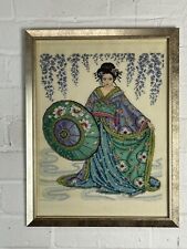 Geisha framed cross for sale  NORTHAMPTON