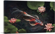 Artcanvas red koi for sale  Niles