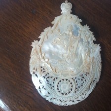 Coquillage sculpté religion d'occasion  France