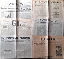 Sei giornali storici usato  Carmagnola