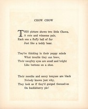 Vintage chow chow for sale  Harborton