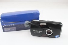 Vintage Olympus MJU-II Kompaktowy aparat filmowy Działający z obiektywem 35mm F/2.8 i pudełkiem na sprzedaż  Wysyłka do Poland