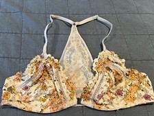 Sutiã Body By Victoria’s Secret Razorback, 36B 36 B Floral Cores Neutras Sexy NOVO comprar usado  Enviando para Brazil