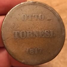 Tornesi 1817 regno usato  Olbia