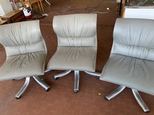 Poltrone pelle grigia usato  Omegna