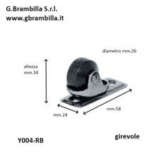 Ruote girevoli per usato  Pieve Emanuele